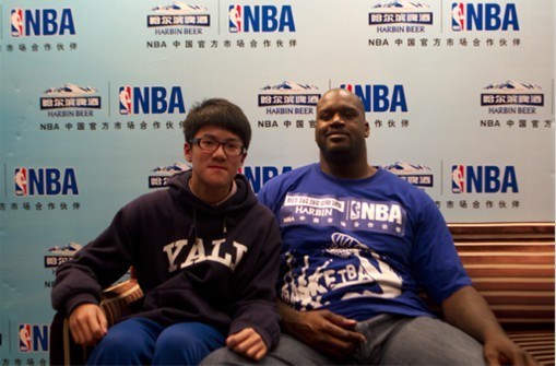 采访NBA球星奥尼尔